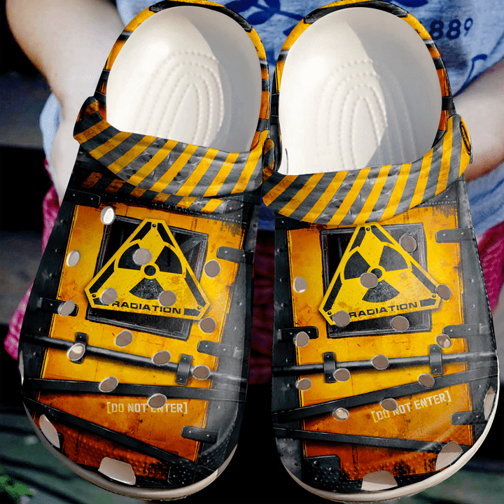 Rad Tech Do Not Enter Crocs Clog Shoes