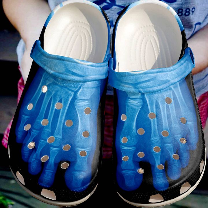 Rad Tech Feet X-ray Crocs Clog Shoes