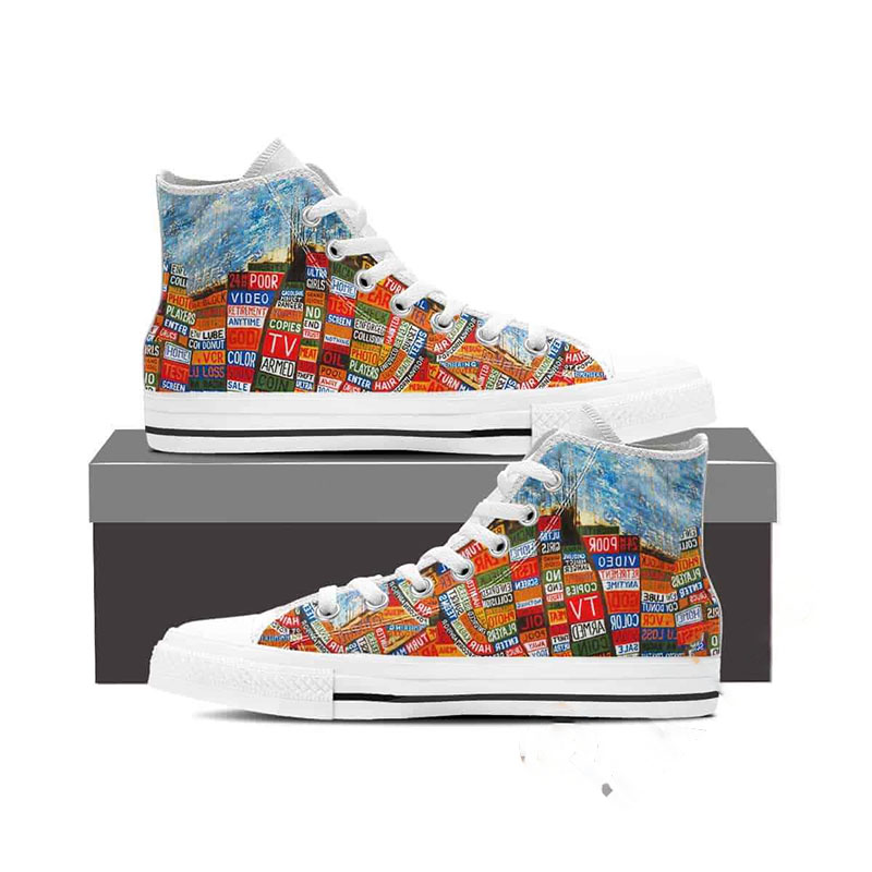 Radiohead High Top Shoes