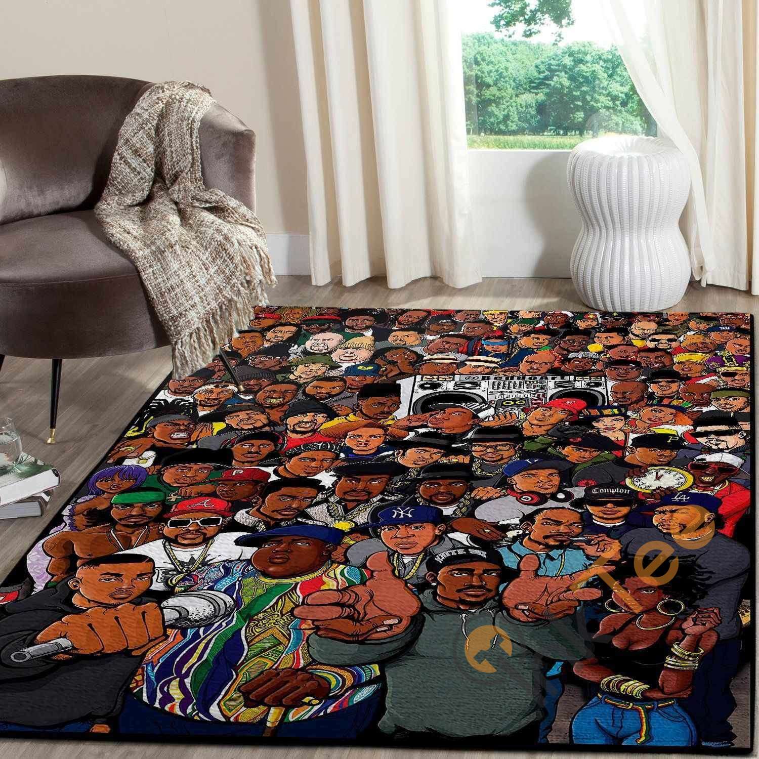 Rappers Hip Hop Area Rug