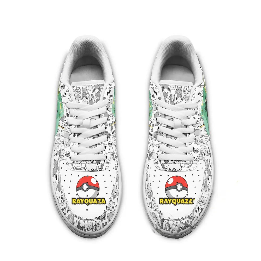 Rayquaza Pokemon Fan Gift Idea Amazon Nike Air Force Shoes