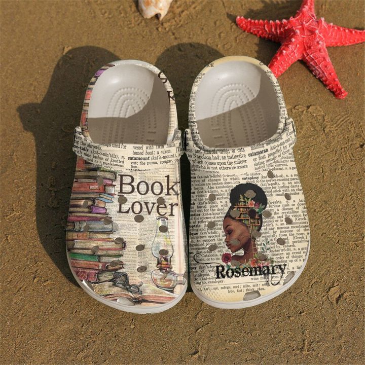 Reading Personalized Book Lover Crocs Clog Shoes