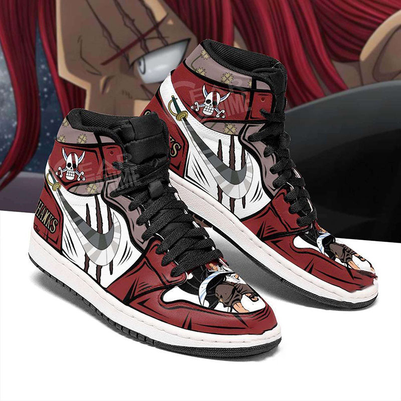 Red Hair Shanks Sword One Piece Anime Japanese Coplay Air Jordan Shoes