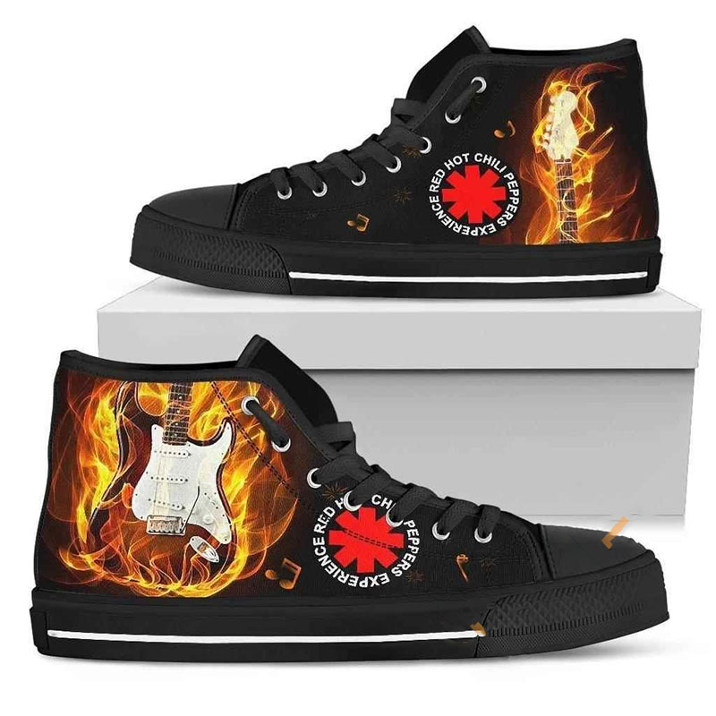 Red Hot Chili Peppers High Top Shoes