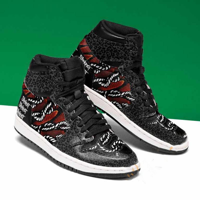 Red Snake Custom Air Jordan Shoes