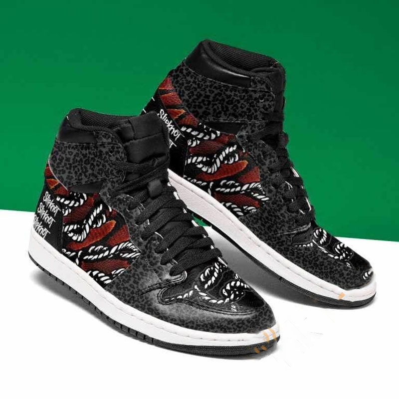 Red Snake Custom Air Jordan Shoes