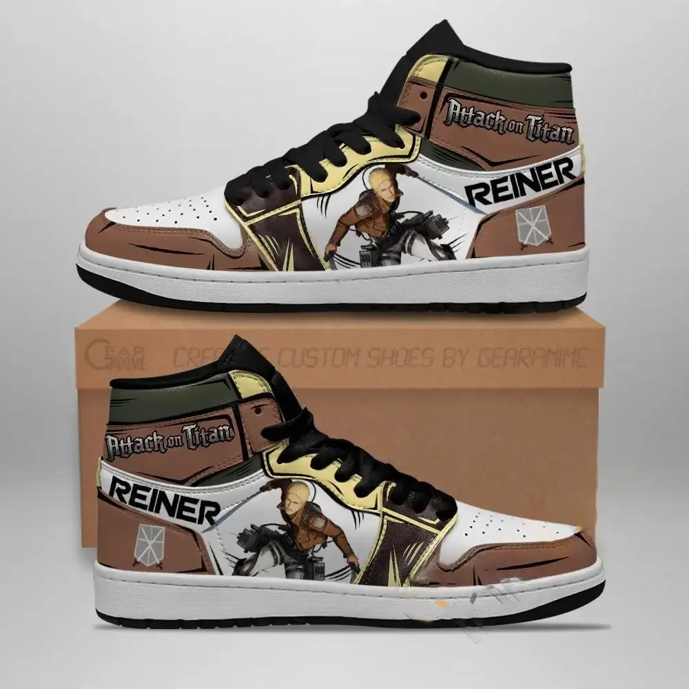 Reiner Braun Attack On Titan Anime Amazon Air Jordan Shoes