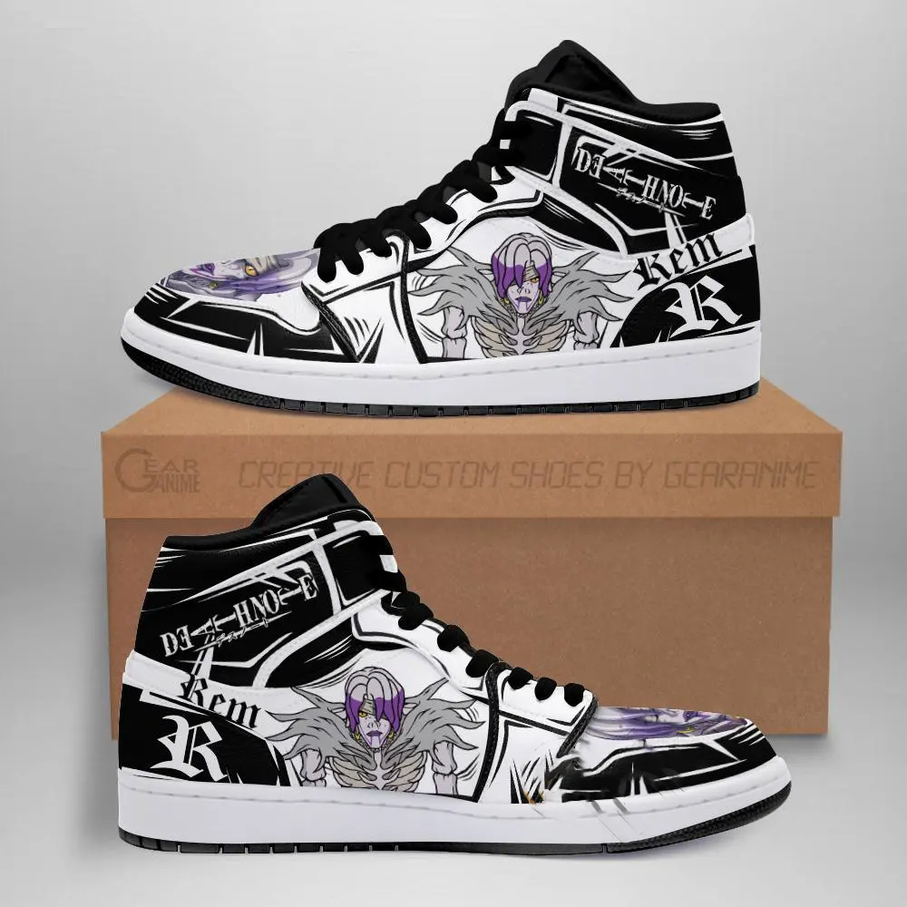 Rem Custom Death Note Anime Amazon Air Jordan Shoes