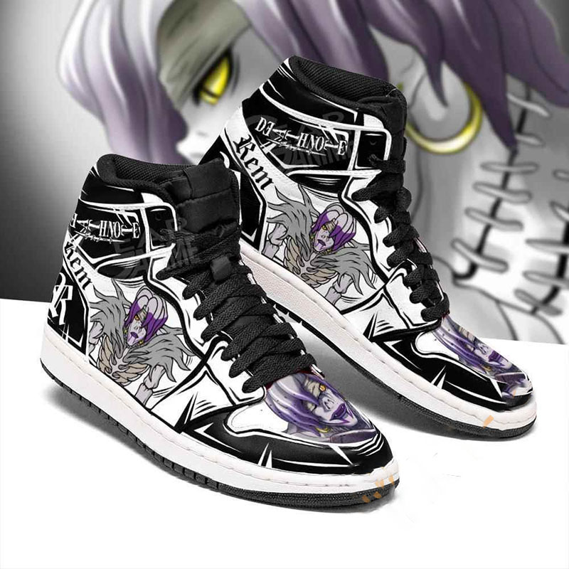 Rem Custom Death Note Sneakers Anime Air Jordan Shoes