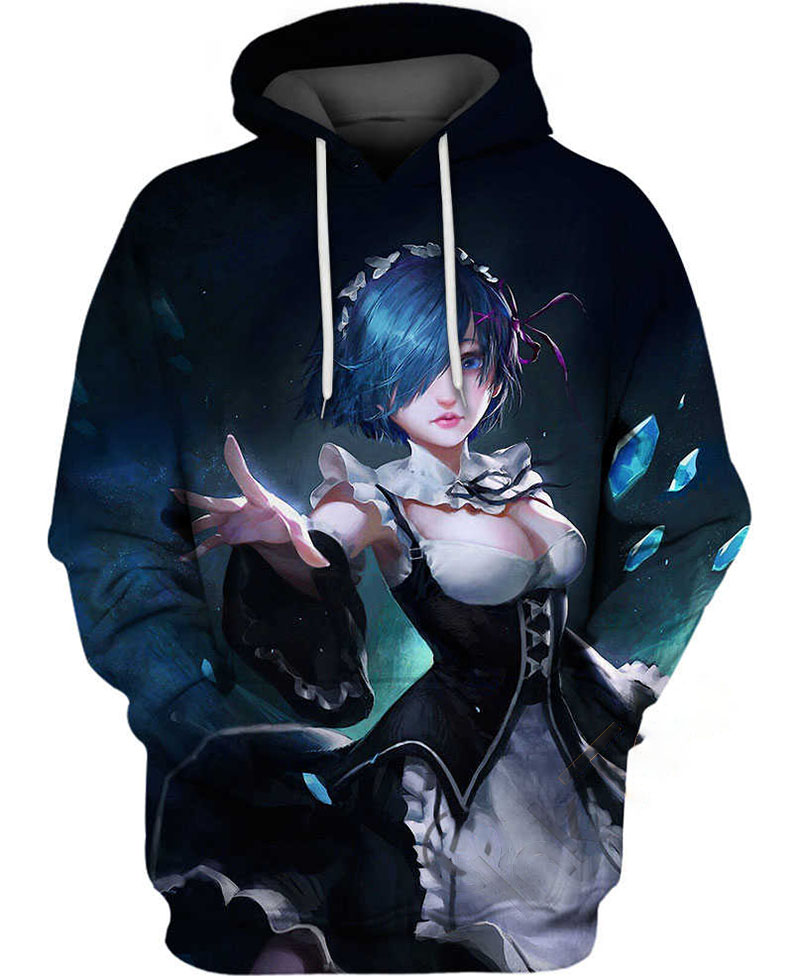 Rem The Maid Hoodie 3D