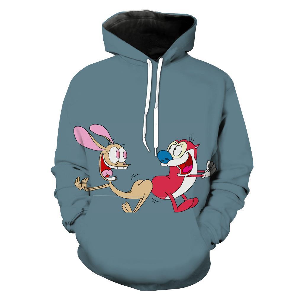 Ren And Stimpy Ren And Stimpy Hoodie 3D