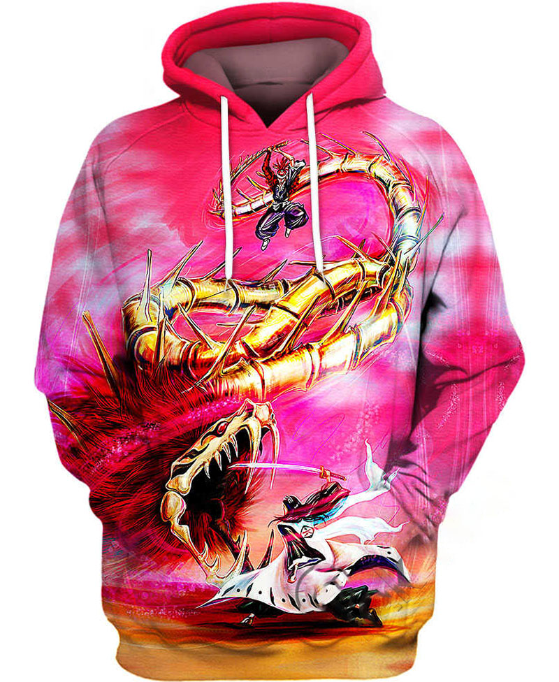 Renji Abarai Bleach Hoodie 3D