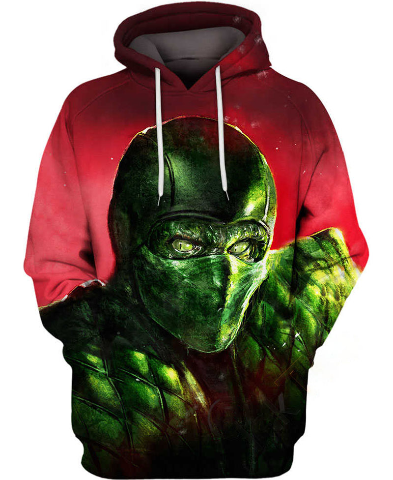 Reptile Mortal Kombat Hoodie 3D