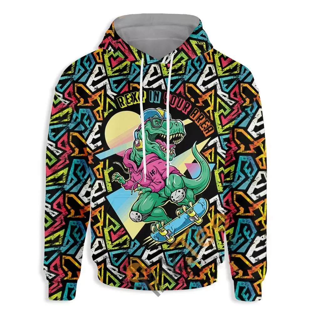 Rexy In Your Area Dinosaur Hawaiian shirts