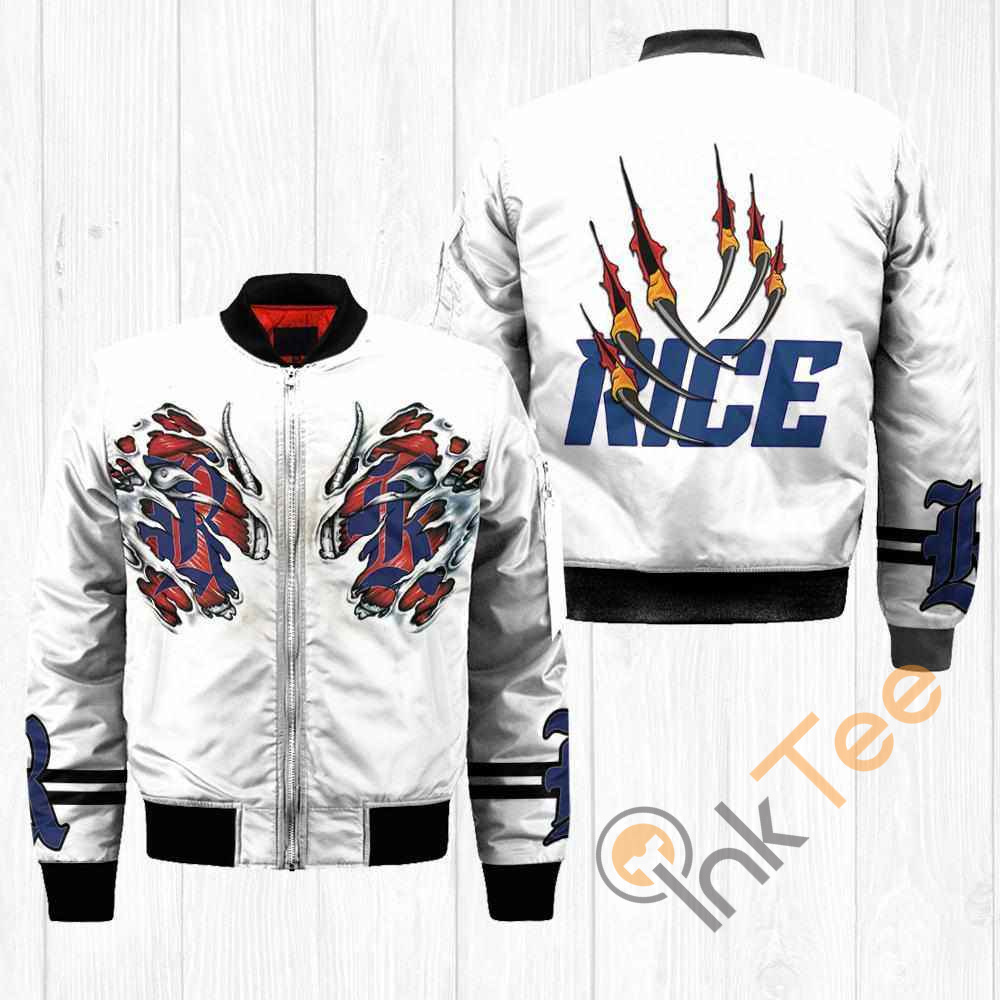 Rice Owls NCAA Claws Apparel Best Christmas Gift For Fans Bomber Jacket