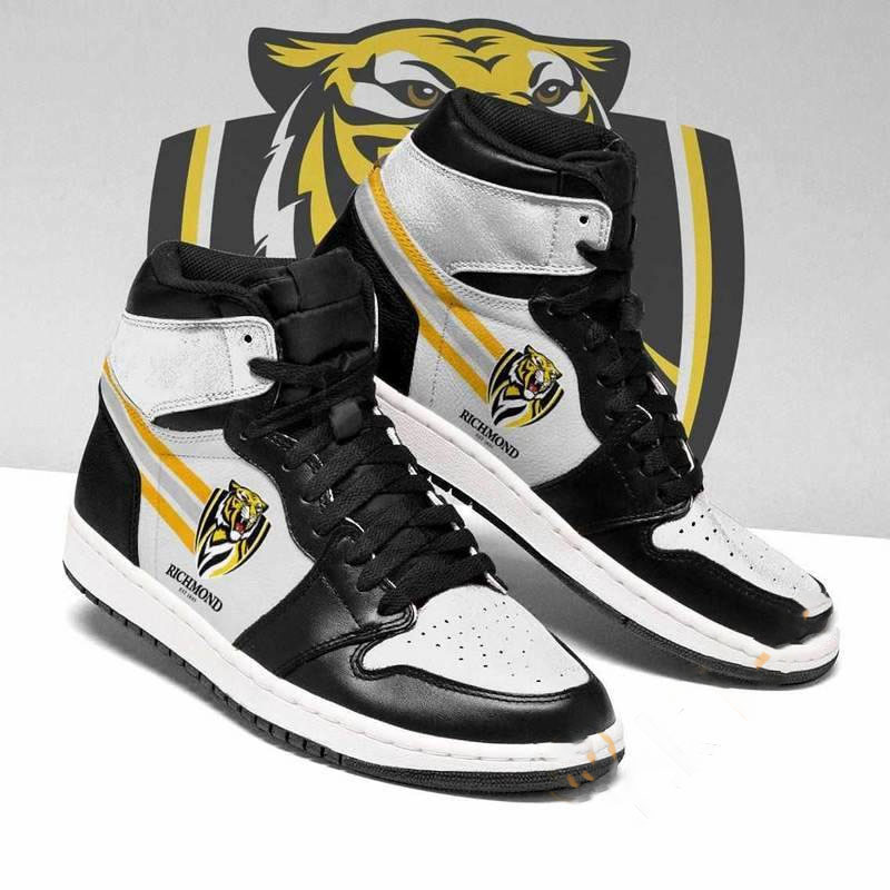Richmond Tigers Afl Custom Air Jordan Shoes