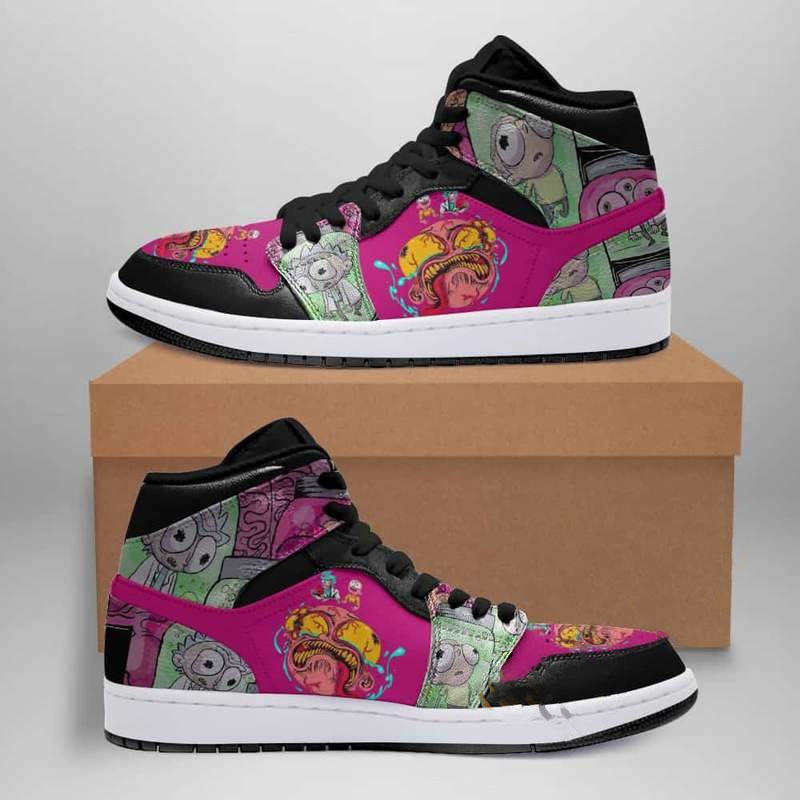 Rick And Morty Custom Air Jordan Shoes