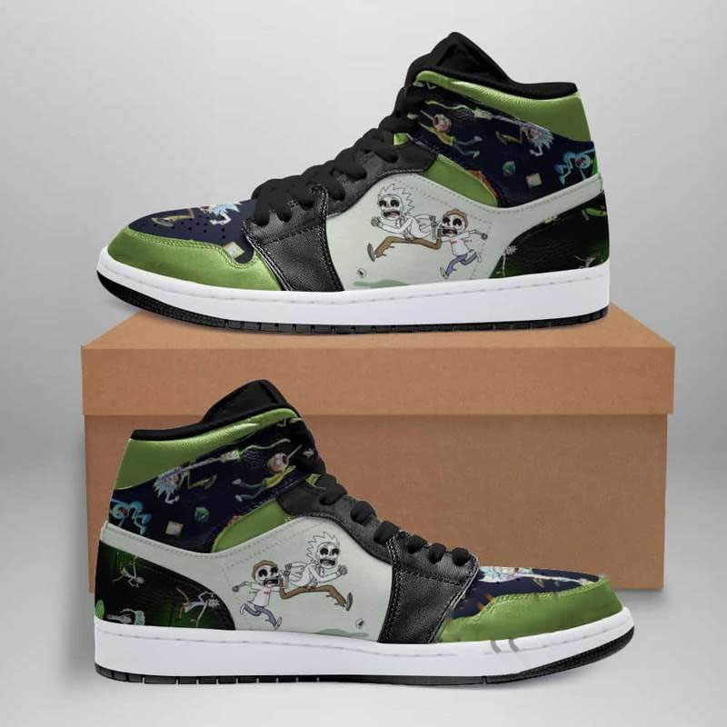 Rick And Morty Custom Air Jordan Shoes