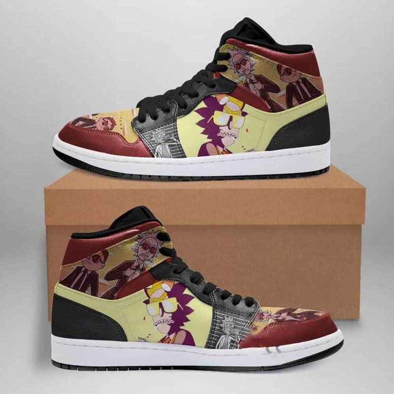 Rick And Morty Custom Air Jordan Shoes
