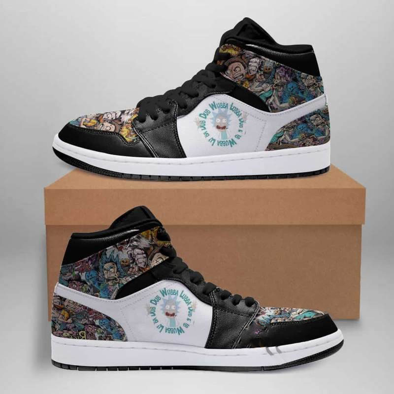 Rick And Morty Custom Air Jordan Shoes