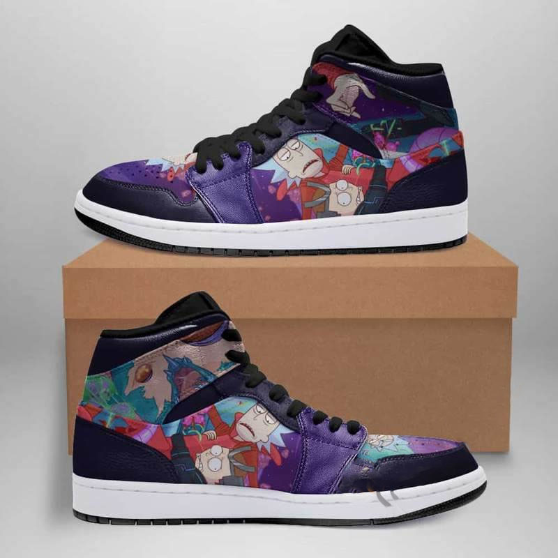Rick And Morty Custom Air Jordan Shoes