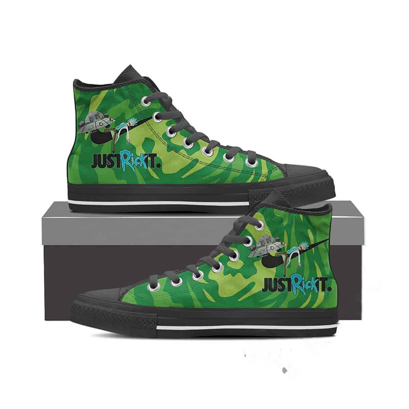 Rick And Morty High Top Shoes