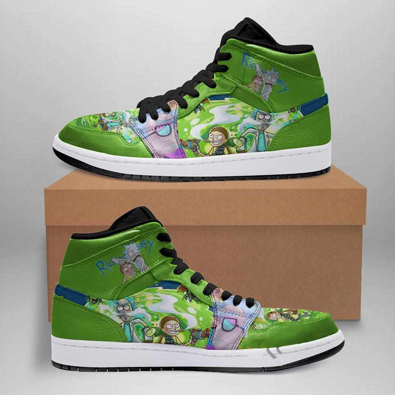 Rick And Morty Custom Air Jordan Shoes