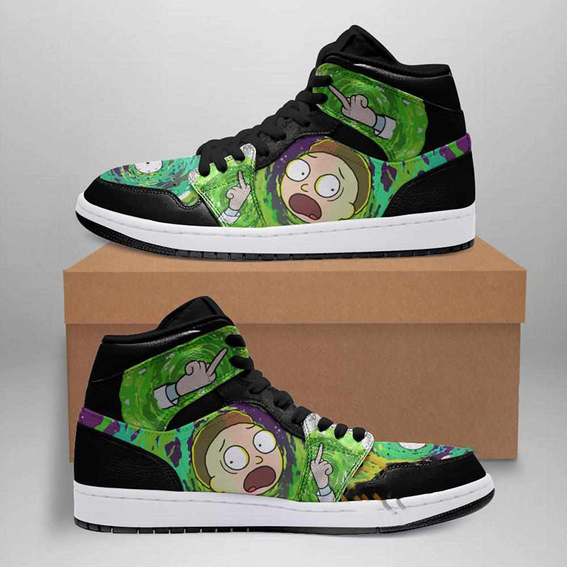 Rick And Morty Custom Air Jordan Shoes