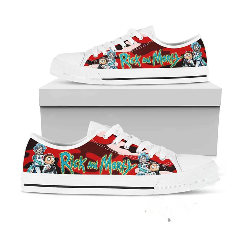 Rick And Morty Low Top Shoes