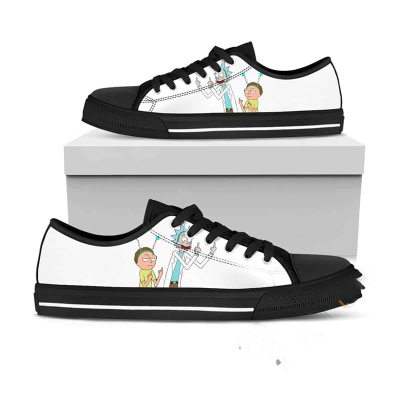 Rick And Morty Low Top Shoes