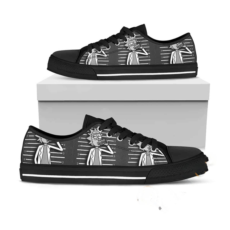 Rick And Morty Low Top Shoes