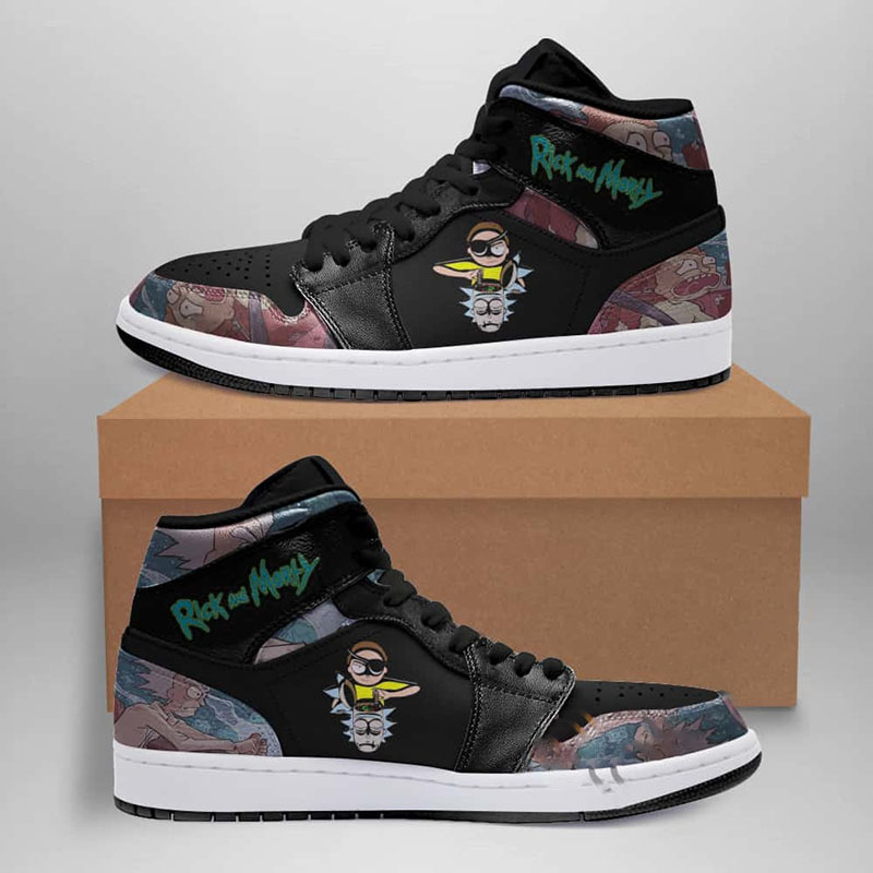 Rick And Morty Custom Air Jordan Shoes