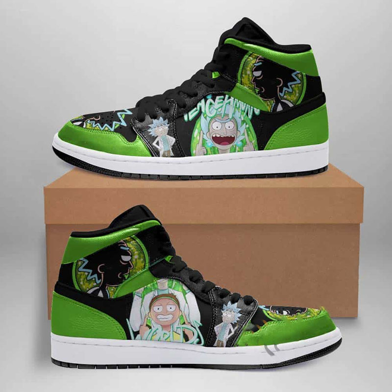 Rick And Morty Custom Air Jordan Shoes