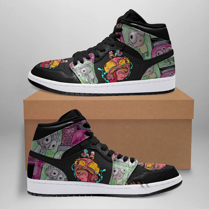 Rick And Morty Custom Air Jordan Shoes