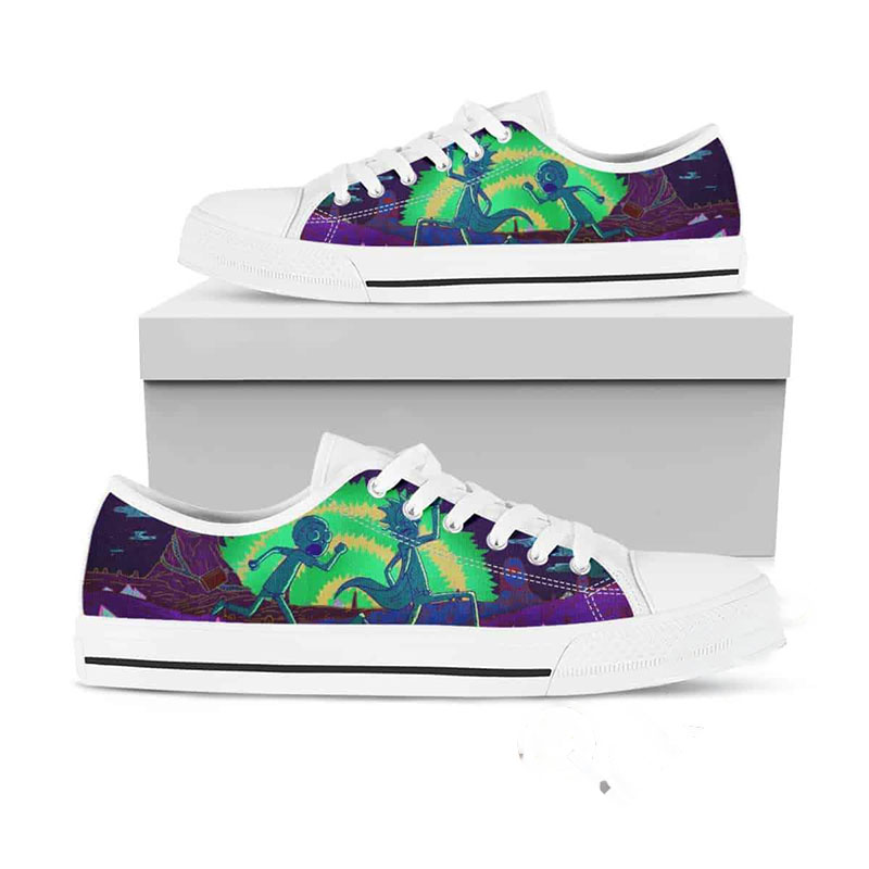 Rick And Morty Low Top Shoes