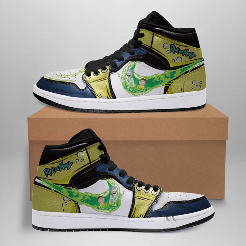 Rick And Morty Custom Air Jordan Shoes