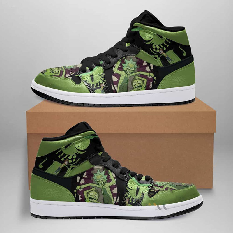 Rick And Morty Custom Air Jordan Shoes