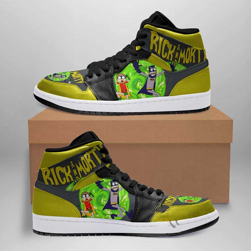 Rick And Morty Custom Air Jordan Shoes