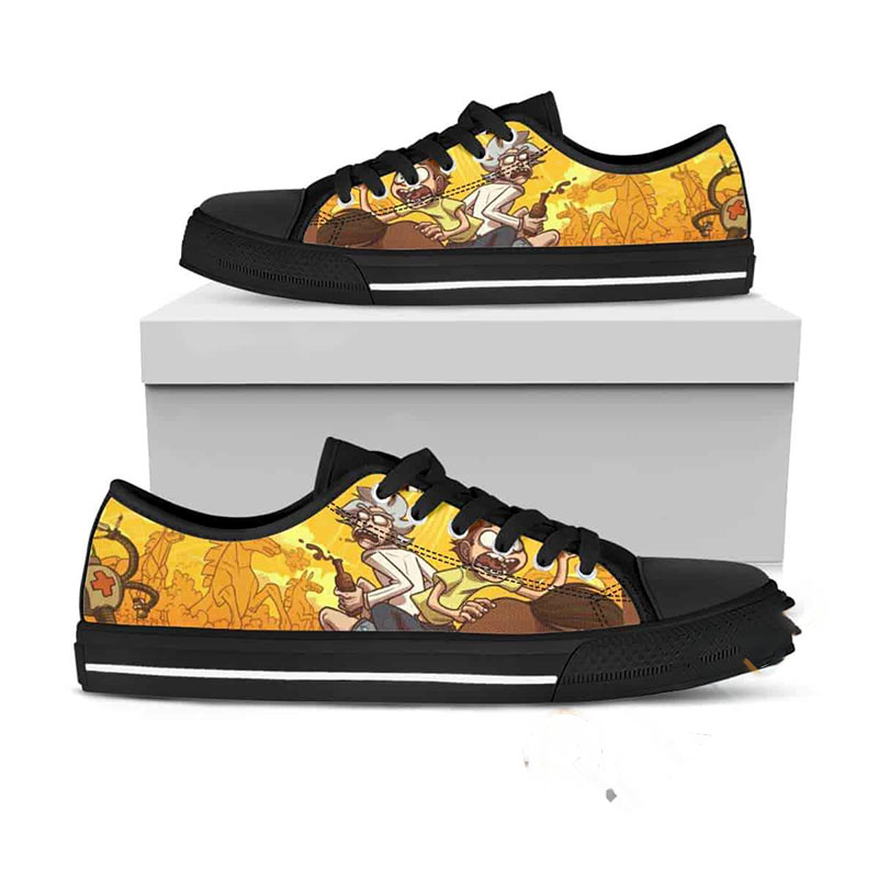 Rick And Morty Low Top Shoes