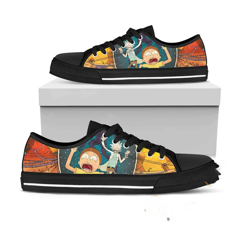 Rick And Morty Low Top Shoes