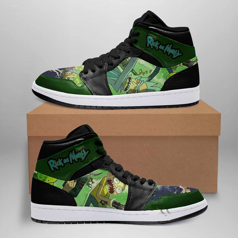 Rick And Morty Custom Air Jordan Shoes
