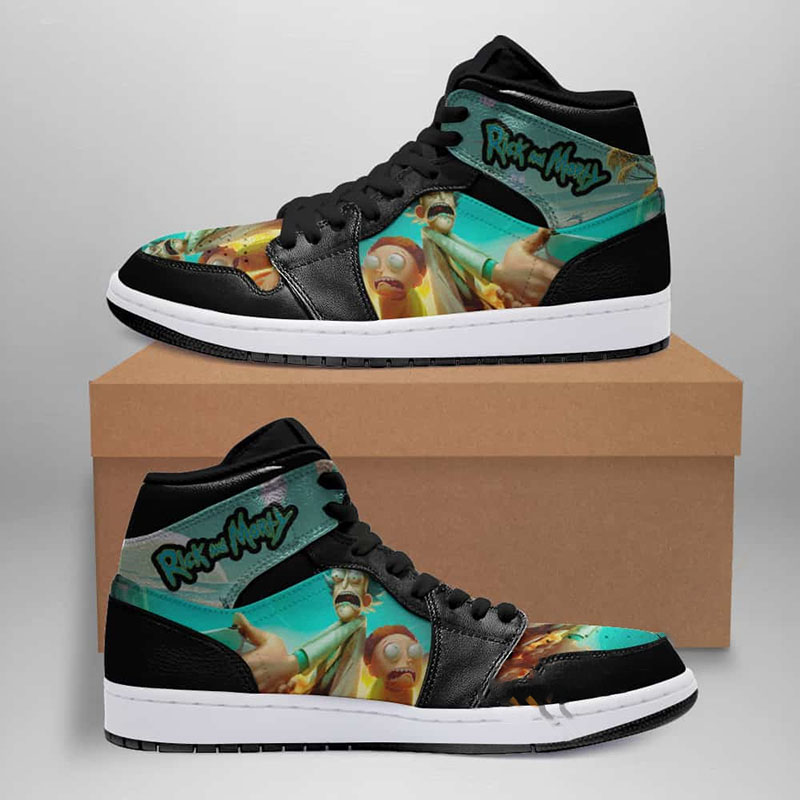 Rick And Morty Custom Air Jordan Shoes