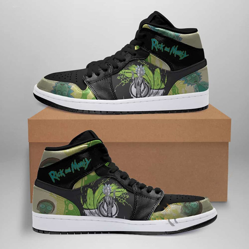 Rick And Morty Custom Air Jordan Shoes