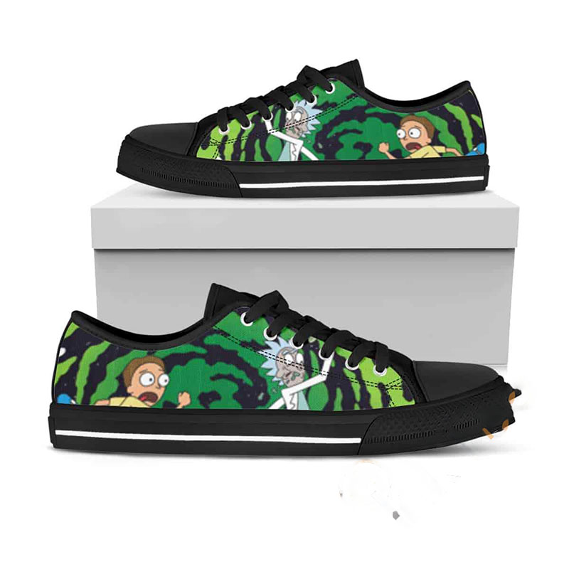 Rick And Morty Low Top Shoes