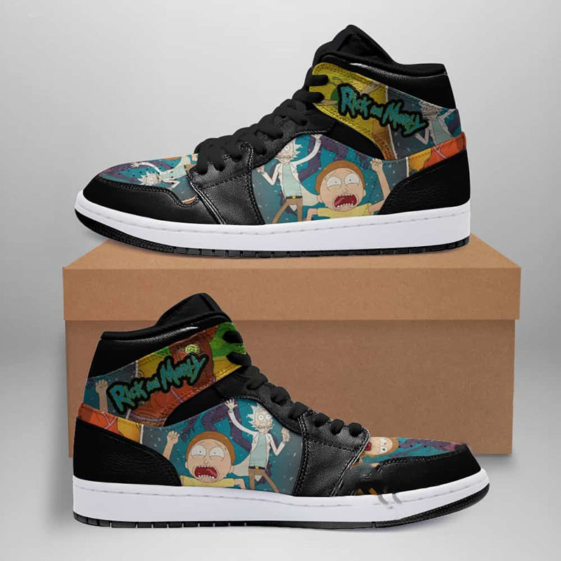 Rick And Morty Custom Air Jordan Shoes
