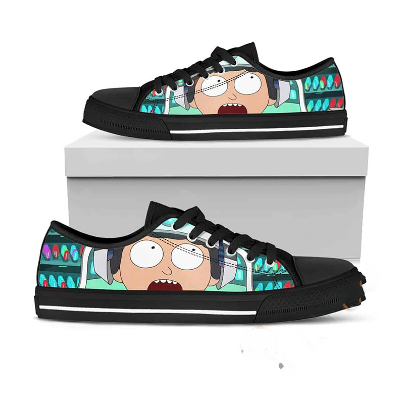 Rick And Morty Low Top Shoes