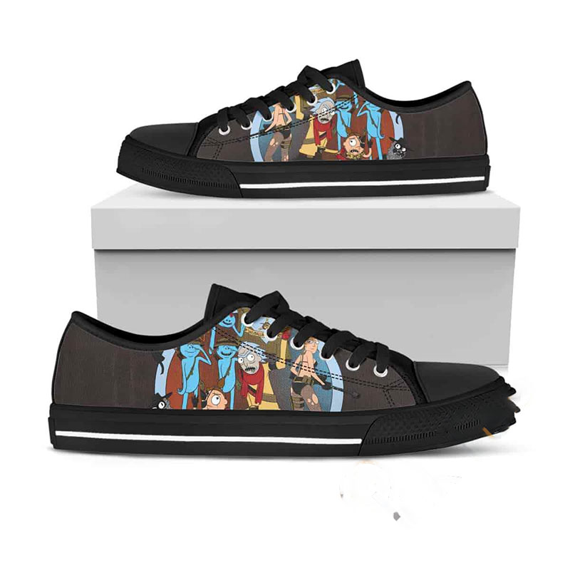 Rick And Morty Low Top Shoes
