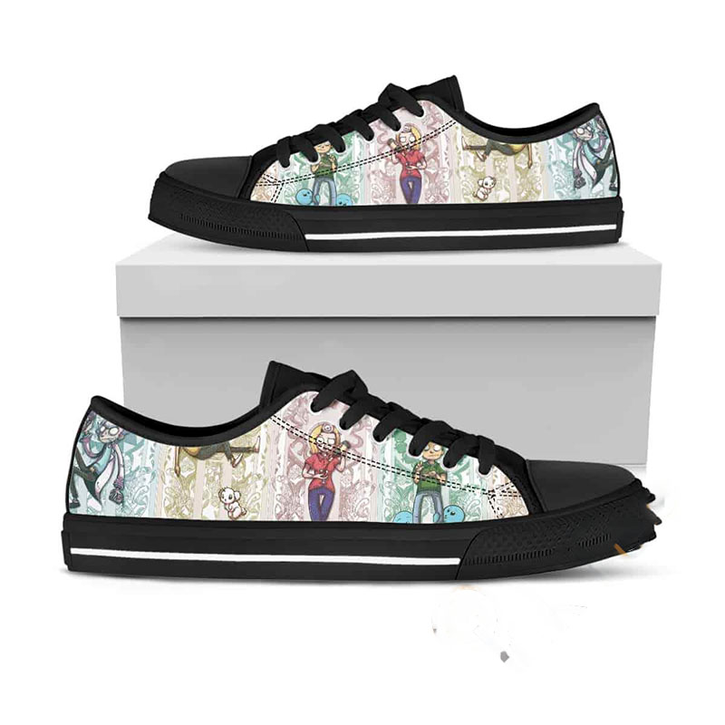 Rick And Morty Low Top Shoes