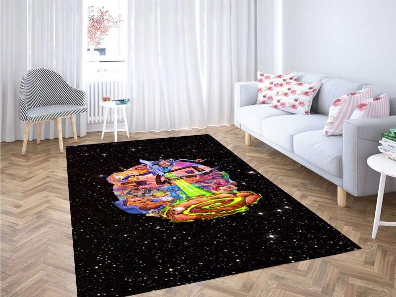 Rick And Morty Logo Carpet Rug