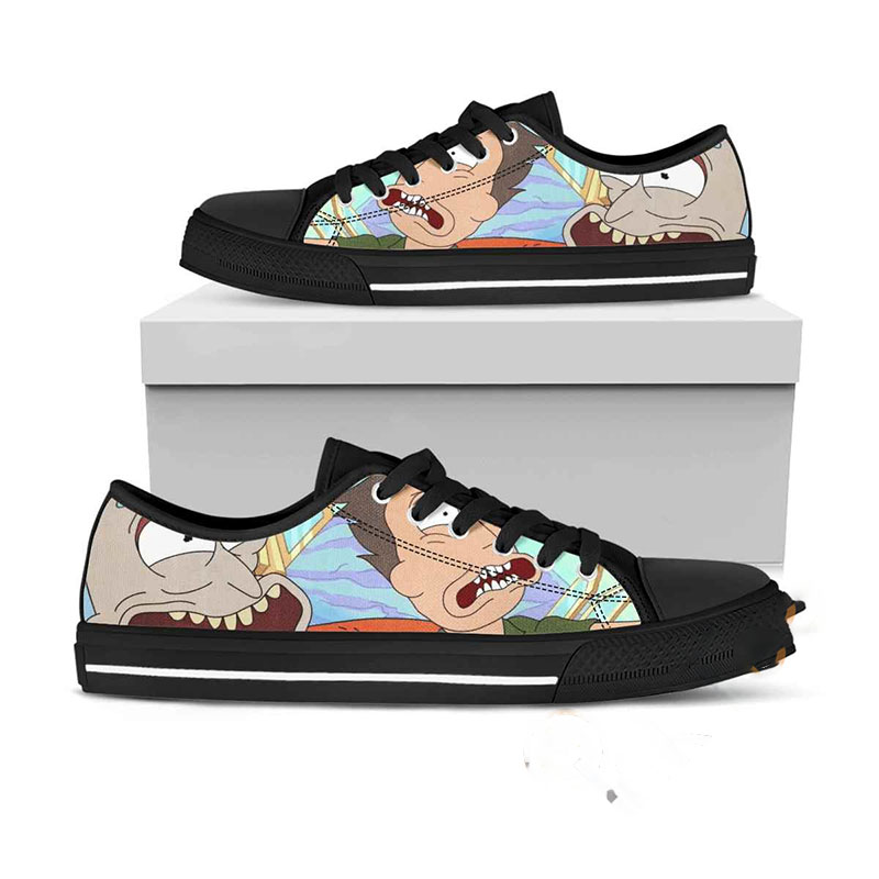Rick And Morty Low Top Shoes